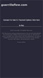 Mobile Screenshot of guerrillaflow.com